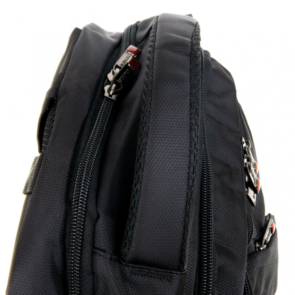 Раница ENZO NORI модел OVERLAY текстил черен